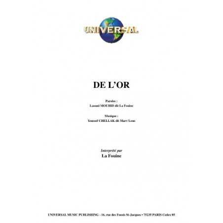 DE L’OR