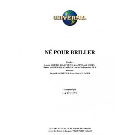 NÉ POUR BRILLER
