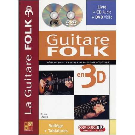 LA GUITARE FOLK EN 3D (+CD ET DVD)