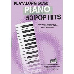 PLAYALONG 50/50 : PIANO - 50 POP HITS