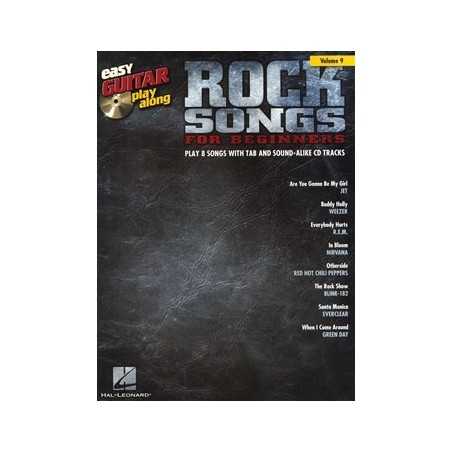 EASY GUITAR PLAY-ALONG VOL.9 – ROCK SONGS FOR BEGINNERS (+CD)
