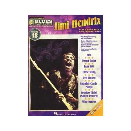 BLUES PLAY-ALONG VOL.18 : JIMI HENDRIX (+CD)