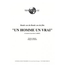 Sheet music UN HOMME UN VRAI (BO DU FILM) Philippe KATERINE pdf