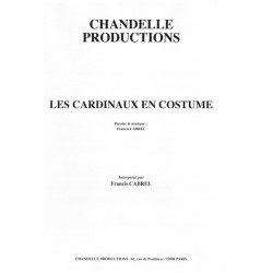 LES CARDINAUX EN COSTUME Francis CABREL partition