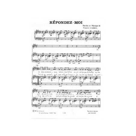 RÉPONDEZ-MOI
