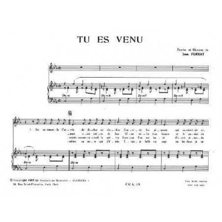 TU ES VENU