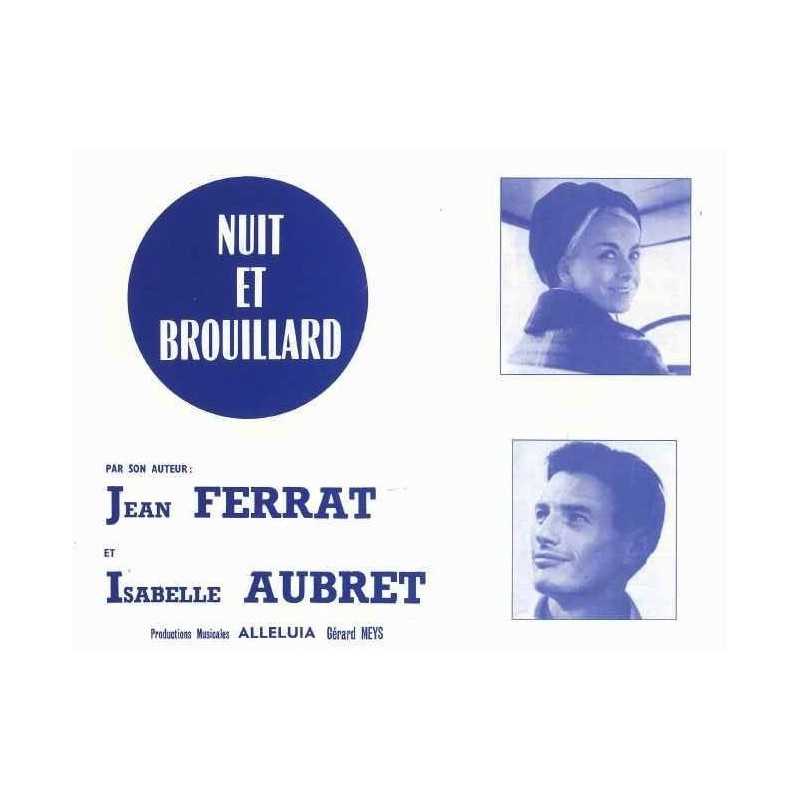 Sheet music NUIT ET BROUILLARD Jean Ferrat & Isabelle Aubret