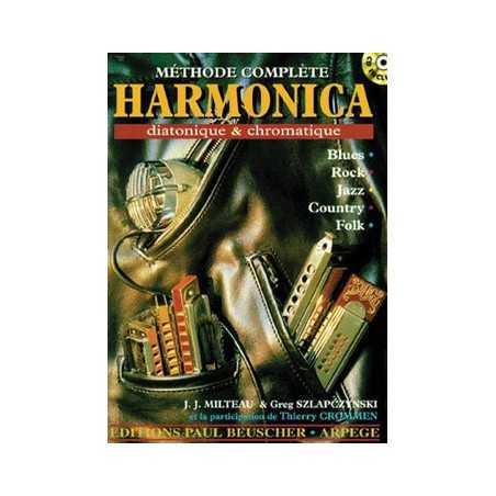 METHODE COMPLETE HARMONICA DIATONIQUE ET CHROMATIQUE (+CD)