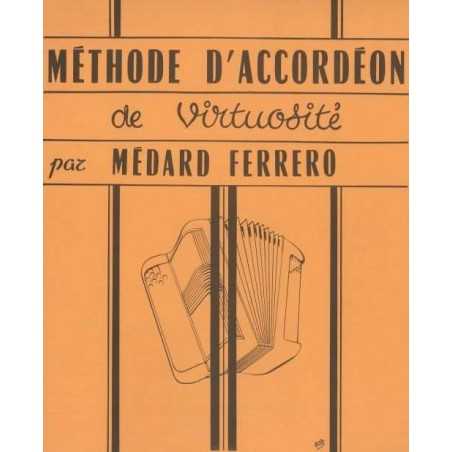 METHODE D'ACCORDEON DE VIRTUOSITE (ORANGE) DE MEDARD FERRERO