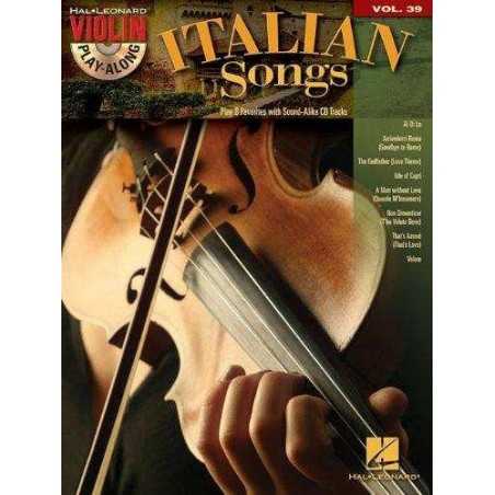 VIOLIN PLAY-ALONG VOL.39 – ITALIAN SONGS (+CD)