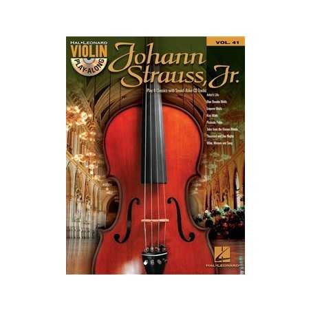 VIOLIN PLAY-ALONG VOL.41 - JOHANN STRAUSS (+CD)