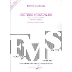 DICTEES MUSICALES VOLUME 4...