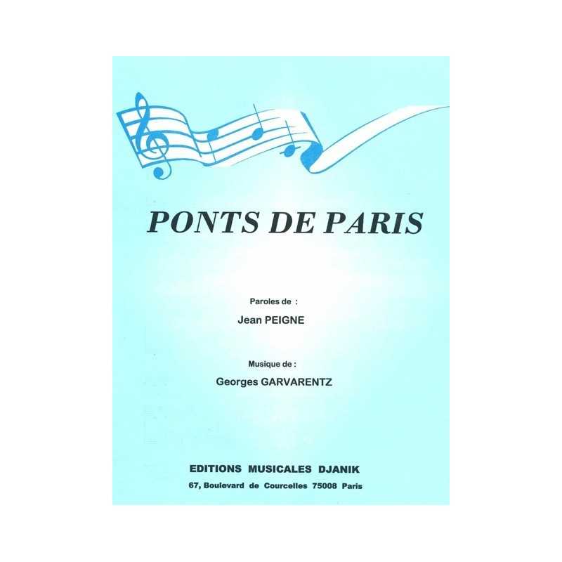 Partition PONTS DE PARIS Mireille Mathieu