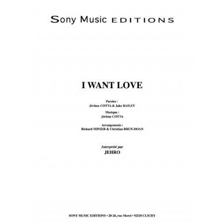 I WANT LOVE