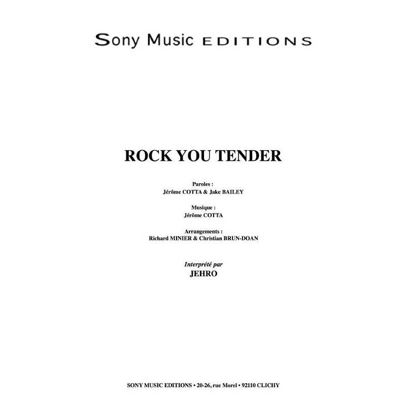 ROCK YOUR TENDER