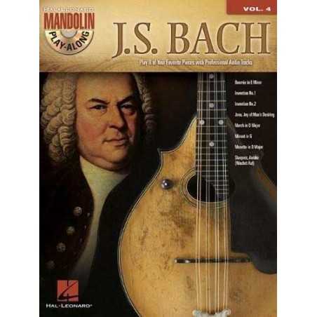 MANDOLIN PLAY-ALONG VOL.04 J.S. BACH (+CD)