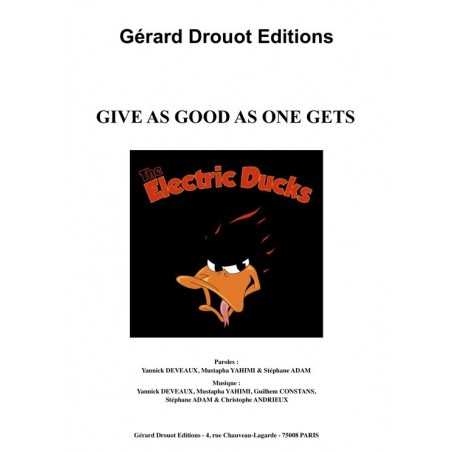 GIVE AS GOOD AS ONE GETS