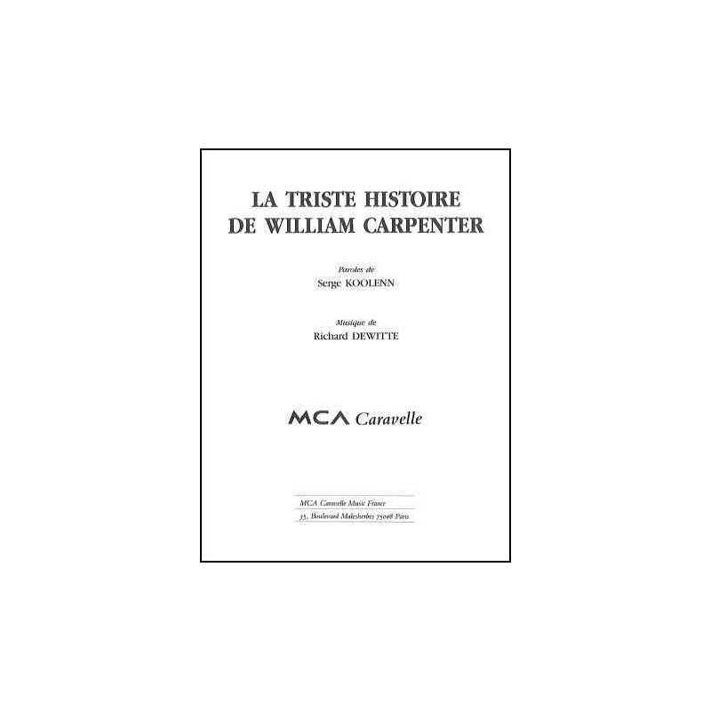 LA TRISTE HISTOIRE DE WILLIAM CARPENTER