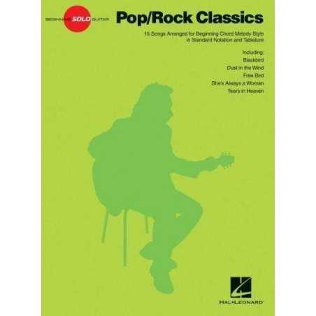 BEGINNING SOLO GUITAR - POP ROCK CLASSICS