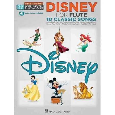 DISNEY FLUTE EASY INSTRUMENTAL PLAY-ALONG (+CD)