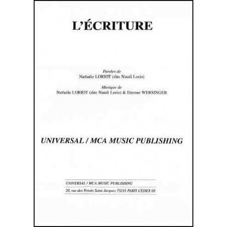 L'ECRITURE