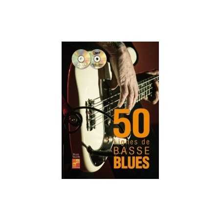 50 LIGNES DE BASSE BLUES (+CD +DVD)