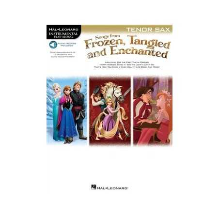 INSTRUMENTAL PLAY-ALONG FROZEN, TANGLED AND ENCHANTED TENOR SAX 