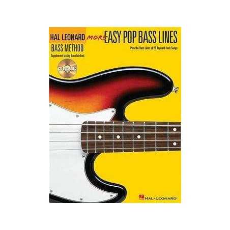 BASS METHOD MORE EASY POP BASS LINES (+CD)