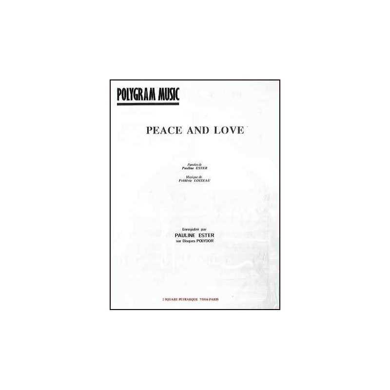 PEACE AND LOVE