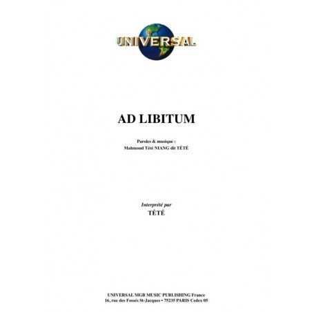 AD LIBITUM