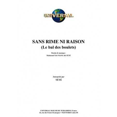 SANS RIME NI RAISON