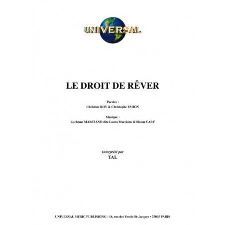 LE DROIT DE RÊVER