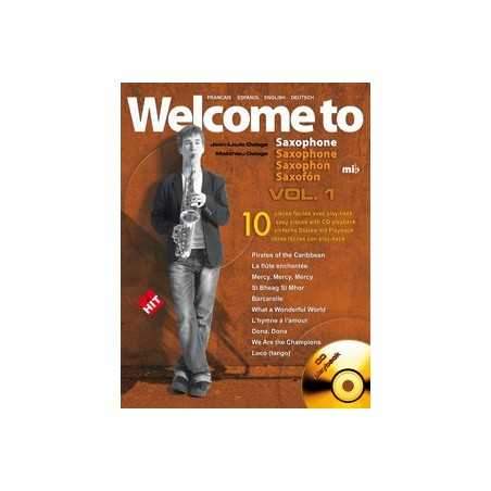 WELCOME TO SAXOPHONE Mi b - VOL.1 (+CD)
