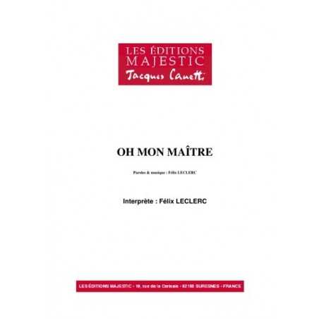OH MON MAÎTRE