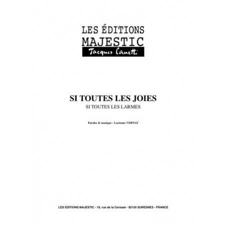 SI TOUTES LES JOIES