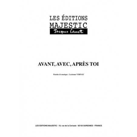 AVANT, AVEC, APRÈS TOI