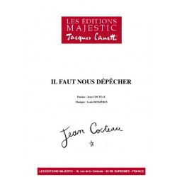 IL FAUT NOUS DÉPÊCHER