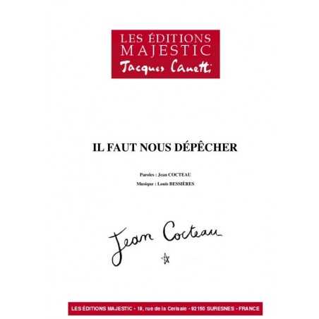 IL FAUT NOUS DÉPÊCHER