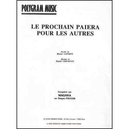 LE PROCHAIN PAIERA POUR LES AUTRES