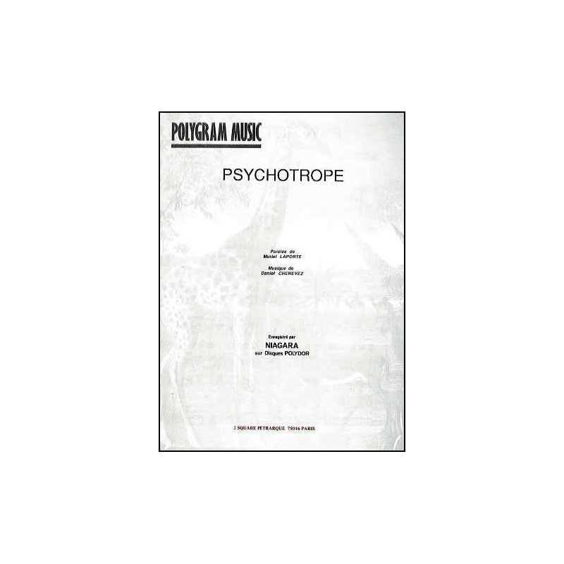 Sheet music PSYCHOTROPE NIAGARA