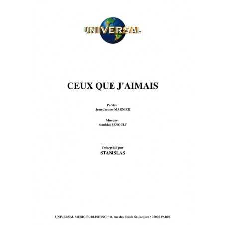 CEUX QUE J'AIMAIS