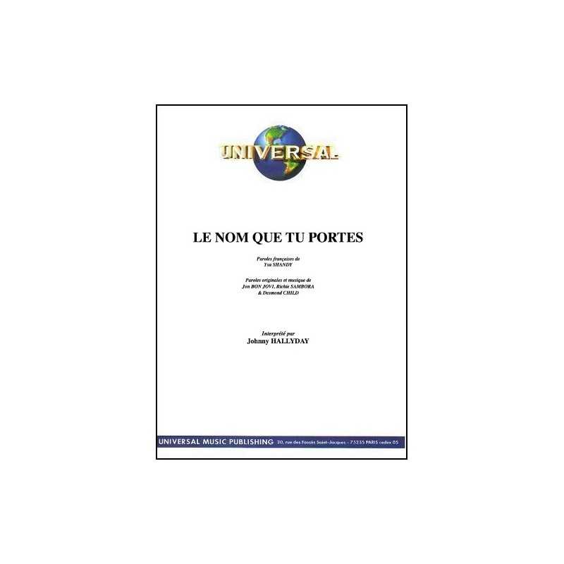 LE NOM QUE TU PORTES