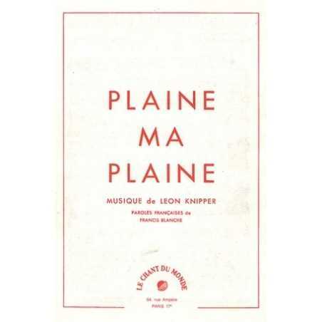 PLAINE MA PLAINE