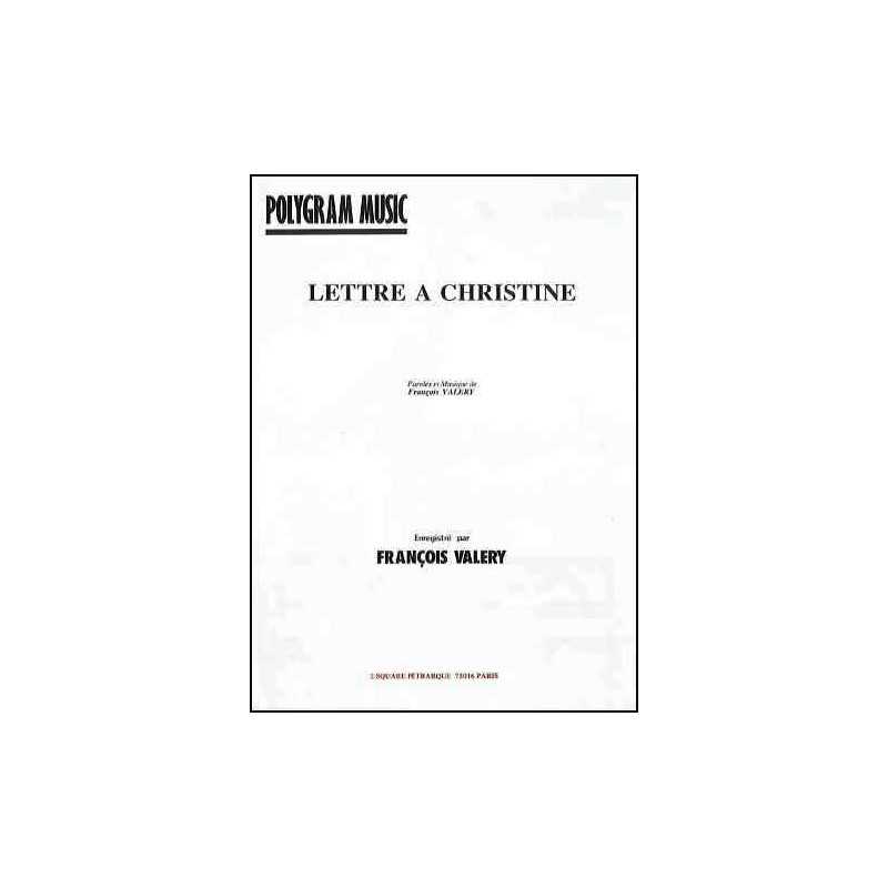 LETTRE A CHRISTINE