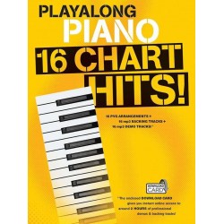 PLAYALONG PIANO : 16 CHART HITS