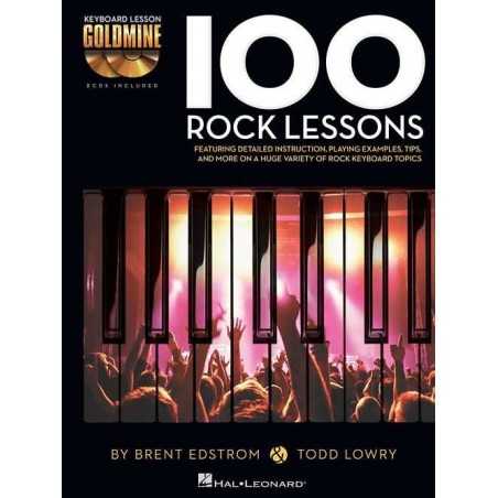 100 ROCK LESSONS KEYBOARD LESSON GOLDMINE SERIES (+2CD)