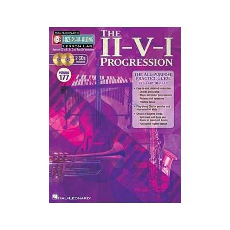 JAZZ PLAY-ALONG VOL.177 THE II-V-I PROGRESSION (+2CD)