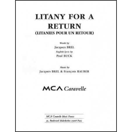 LITANY FOR A RETURN (LITANIES POUR UN RETOUR)