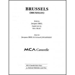 Partition BRUSSELS (BRUXELLES) Jacques BREL