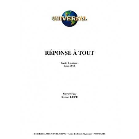 RÉPONSE À TOUT